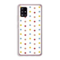 Bollen: Samsung Galaxy A51 5G Transparant Hoesje Bollen: Samsung Galaxy A51 5G Transparant Hoesje