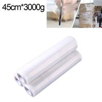 PE transparant Stretch Wrap Film (breedte: 45cm lengte: 390m)
