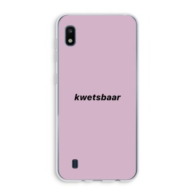 kwetsbaar: Samsung Galaxy A10 Transparant Hoesje