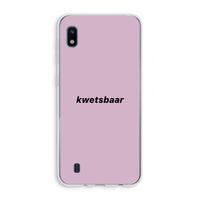kwetsbaar: Samsung Galaxy A10 Transparant Hoesje