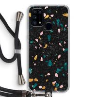 Terrazzo N°10: Samsung Galaxy M31 Transparant Hoesje met koord