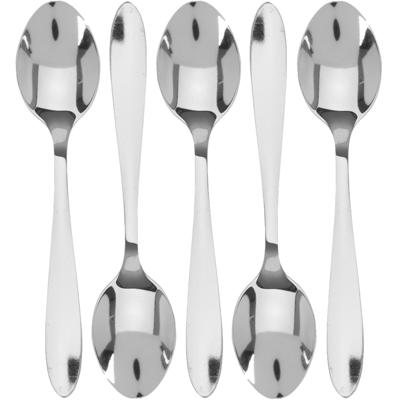 Excellent Houseware Theelepels - 30x stuks - 15 cm - RVS - Koffielepeltjes - kleine thee lepeltjes