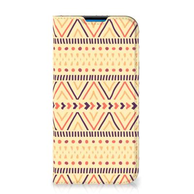 iPhone 14 Pro Max | Hoesje met Magneet | Aztec Yellow