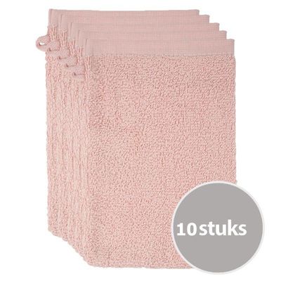 The One Voordeelpakket Washandjes Salmon - 10 stuks