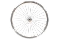 Santafixie 30mm Voorwiel - Zilver (Radiaal Spaakpatroon) Santafixie 30mm Voorwiel - Zilver (Radiaal Spaakpatroon)