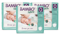 Bambo Nature Luiers Maat 0 XXS Multiverpakking