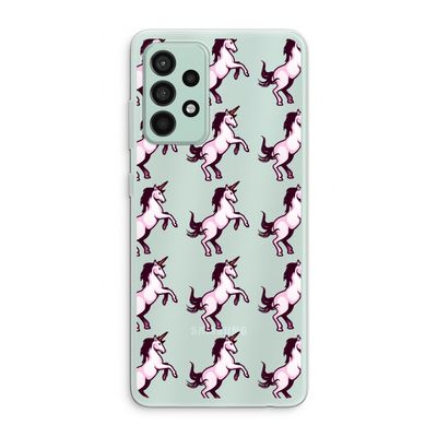 Musketon Unicorn: Samsung Galaxy A52s 5G Transparant Hoesje