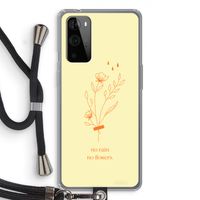 No rain no flowers: OnePlus 9 Pro Transparant Hoesje met koord