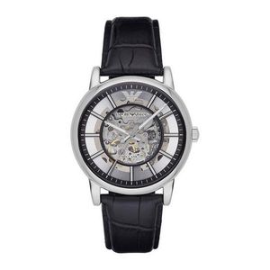 Horlogeband Armani AR1981 Leder Zwart