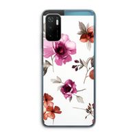 Geschilderde bloemen: Xiaomi Poco M3 Pro 5G Transparant Hoesje