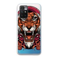 Tiger and Rattlesnakes: Xiaomi Redmi 10 Transparant Hoesje