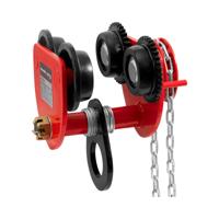 Loopkat - 3.000 kg - flensoppervlak 90-130 mm - met ketting Loopkat - 3.000 kg - flensoppervlak 90-130 mm - met ketting
