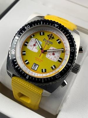 Horlogeband Zodiac Z02224 Rubber Geel