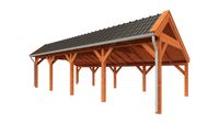 Tijdelijk 15% korting | Trendhout Kapschuur De Stee 980x425 cm- Kapschuurdak- Onbehandeld lariks Douglas hout- Trendhout Tijdelijk 15% korting | Trendhout Kapschuur De Stee 980x425 cm- Kapschuurdak- Onbehandeld lariks Douglas hout- Trendhout