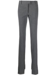 The Attico pantalon de tailleur à fentes - Gris