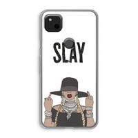 Slay All Day: Google Pixel 4a Transparant Hoesje