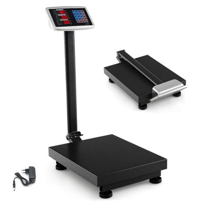 Digitale Platformweegschaal 0,05 kg Precisie Platformweegschaal met Prijscalculator LB/KG Eenheidsconversie 300 kg Capaciteit-Zwart