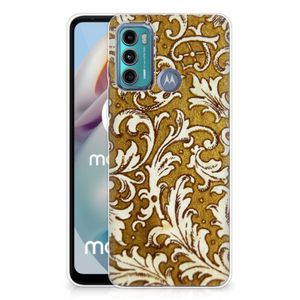 Siliconen Hoesje Motorola Moto G60 Barok Goud