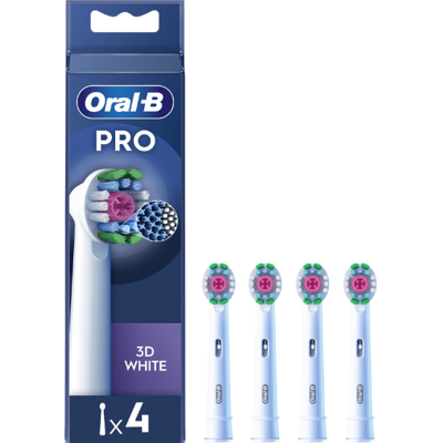 Oral-B Oral-B PRO 3D-White opzetborstels - 4 stuks