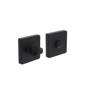 Intersteel WC-Slot draaiknop vierkant verdekt mat zwart