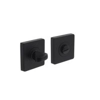 Intersteel WC-Slot draaiknop vierkant verdekt mat zwart