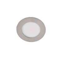 Donna LED meubelspot keukenspot 3Watt rond NIKKEL - Extreem laag 15mm dimbaar