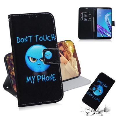 Woede patroon gekleurde tekening horizontale Flip lederen case voor ASUS Zenfone Max (M1) ZB555KL met houder & card slots & portemonnee