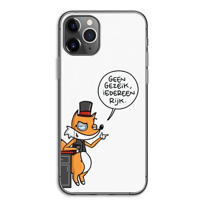 Geen Gezeik: iPhone 11 Pro Transparant Hoesje