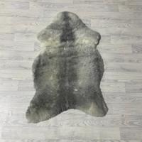IJslander schapenvacht grijs wit 110x70cm M