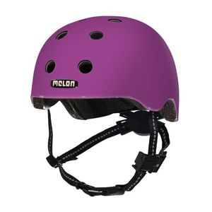 Melon fietshelm rainbow purp junior polycarbonaat mt 44-50 cm