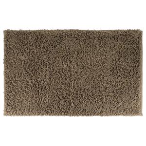 Tendance Badmat microfiber - hoogpolig - taupe - 50 x 80 cm - badkamer - antislip