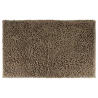 Tendance Badmat microfiber - hoogpolig - taupe - 50 x 80 cm - badkamer - antislip - thumbnail