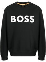 BOSS sweat en coton à logo imprimé - Noir - thumbnail