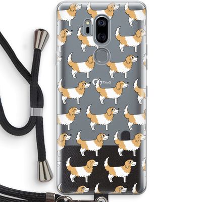Doggy: LG G7 Thinq Transparant Hoesje met koord