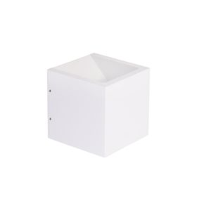 BE0016 LED-wandlamp up- en downlight 6,5W 2700K IP54 Dimbaar Wit