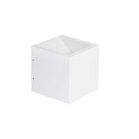 BE0016 LED-wandlamp up- en downlight 6,5W 2700K IP54 Dimbaar Wit
