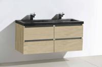 Badmeubel Trend Stone 120 Light Wood met 4 lades