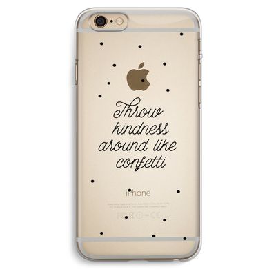 Confetti: iPhone 6 Plus / 6S Plus Transparant Hoesje