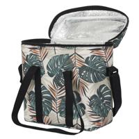 Cook Concept Koeltas Tropical Leafs - voor lunch en drinks - 12L - 30 x 15 x 25 cm Cook Concept Koeltas Tropical Leafs - voor lunch en drinks - 12L - 30 x 15 x 25 cm