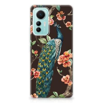 Xiaomi 12 Lite | TPU Hoesje | Pauw met Bloemen