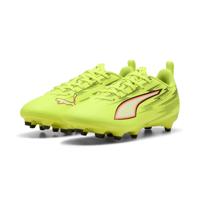PUMA Ultra 6 Play Gras / Kunstgras Voetbalschoenen (MG) Kids Neongeel Rood Zwart