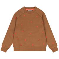 Tumble & Dry winter sweater meisjes - bruin - Belle Plagne