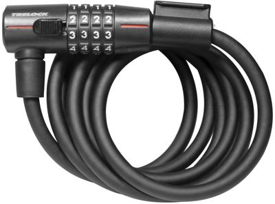 Trelock sk312 spiraalkabelslot code 180/12mm zwart
