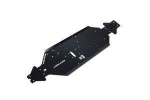 Arrma - Aluminum Chassis CNC 7075 T6 SWB Black: EXB (ARA320572)