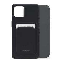 Mobilize Rubber Gelly Card Case Apple iPhone 15 Matt Black
