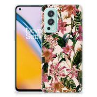 OnePlus Nord 2 5G TPU Case Flowers - thumbnail