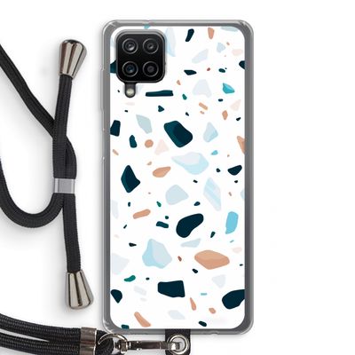 Terrazzo N°13: Samsung Galaxy A12 Transparant Hoesje met koord