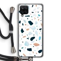 Terrazzo N°13: Samsung Galaxy A12 Transparant Hoesje met koord