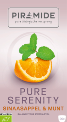 Piramide Pure Serenity Sinaasappel & Munt Thee