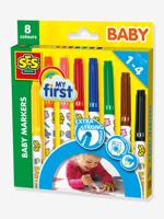 Mijn eerste babymarkeerstiften 8 kleuren SES Creative meerkleurig